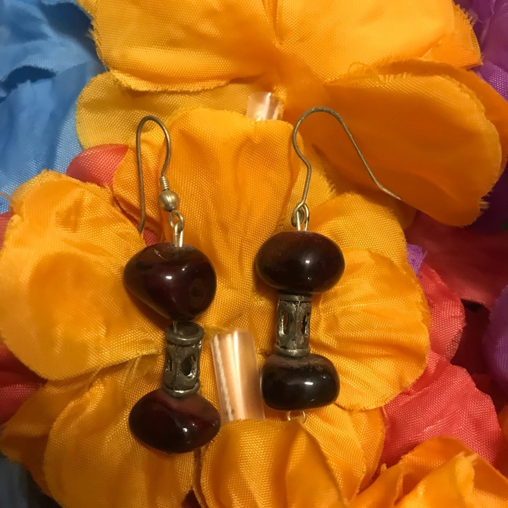 Exclusive Vintage-like Bohemian Rare Earthy Earrings